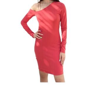Susana Monaco dress open shoulder minidress size Small S